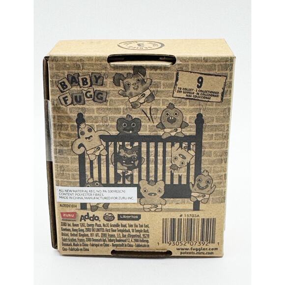 Baby Fugg FUGGLER Rabid Rabbit 4" Mini Plush Funny Ugly Monsters Series 3 - Picture 3 of 4